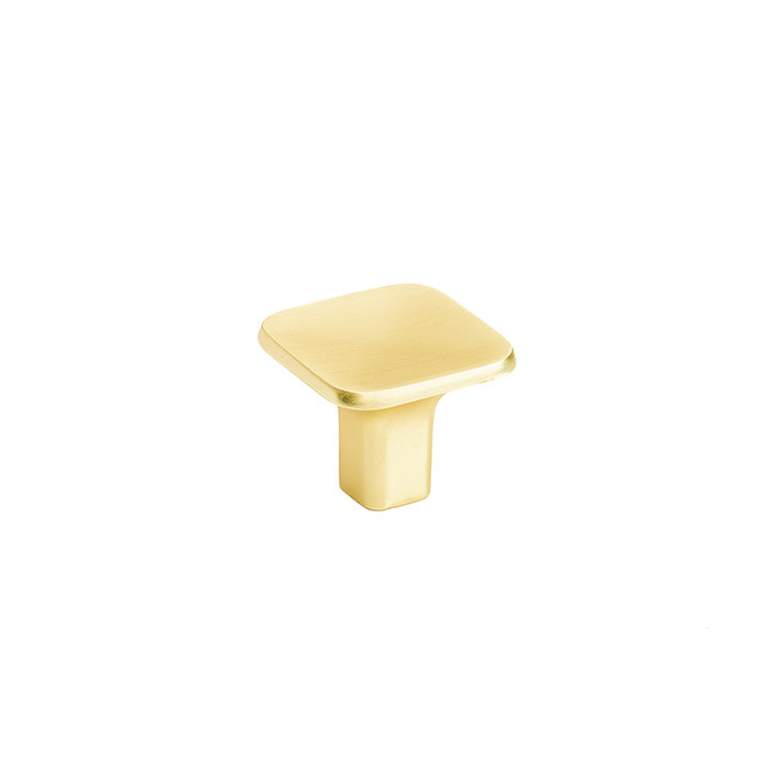 Scoop Knob Satin Brushed Brass